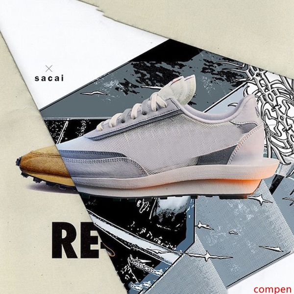 

sacai ldv 7 waffle daybreak luxury streetwear trainers mens women designer breathe tripe s sports running shoes size eur36-45