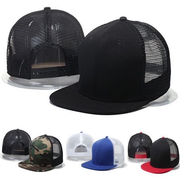 

2019 new summer hip hop blank light board cap hiphop mesh hat ladies outdoor visor adjustable men's flat hats baseball caps, Blue;gray