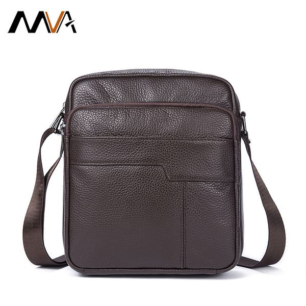 

retro leisure men's handbag mva men crossbody bag cowhide genuine leather large capacity shoulder bags for man 2019