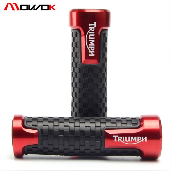

7/8'' 22mm motorcycle handlebar grip cnc aluminum for tiger 800 1050 street triple r 675 daytona 675