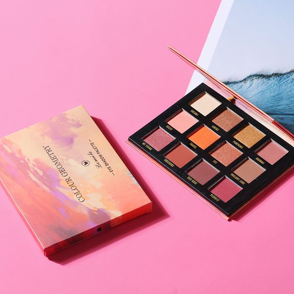 

12 color eyeshadow c position earthy matte pearl eyeshadow palette makeup pallete dragon eye matte palette