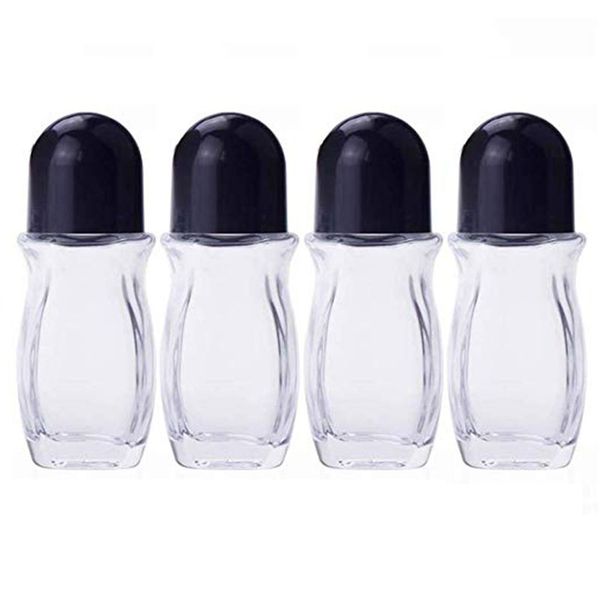 

50ml 1 7oz roller bottle e ential oil thick gla fragrance co metic perfume tran parent aromatherapy portable travel durable deodorant