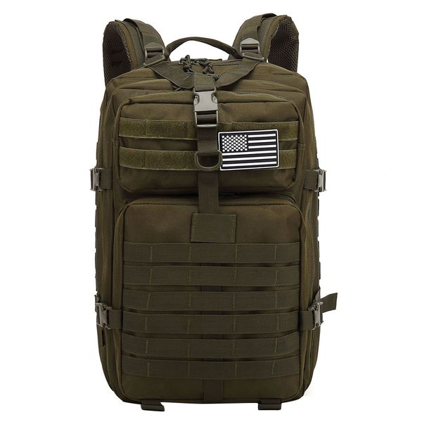 

multifunction camping outdoor multi pocket adjustable strap zipper large capacity waterproof sports backpack