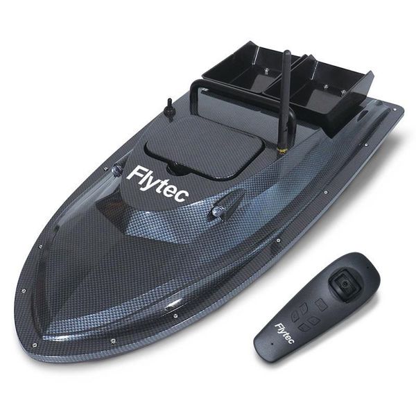 

flytec v007 rc fishing nesting boat fixed speed cruise yaw correction double-motor hull three-leaf paddle hook release line boat y200317