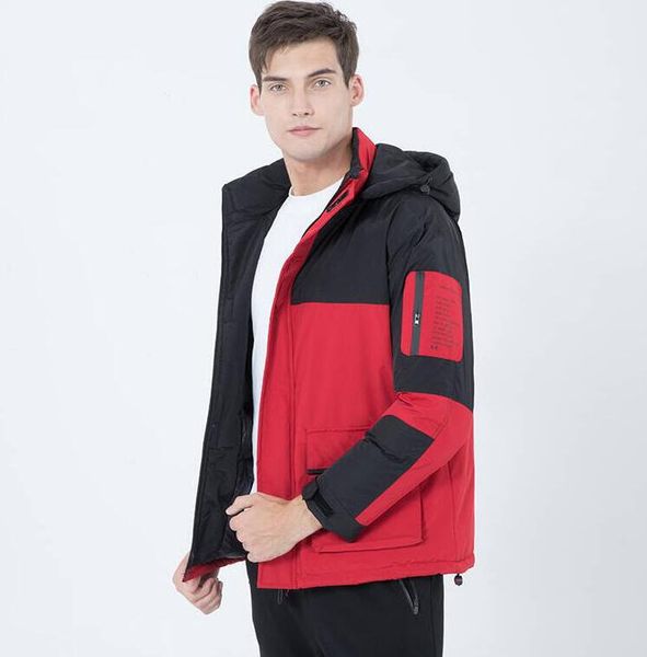 

face mens designer jackets winter brand down jacket with letter mens coats sports brand parkas clothings size l-4xl north, Black
