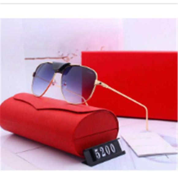 

designer sunglasses luxury sunglasses designer glass for man womena adumbral glasses uv400 brand c5200 6 colors high quality, White;black