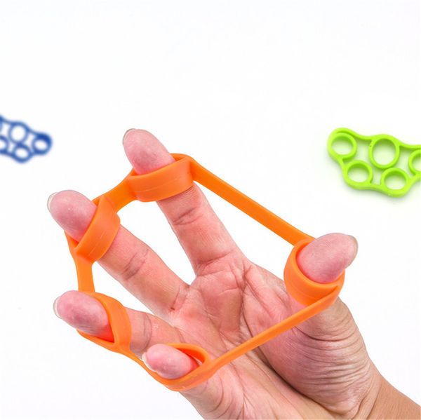 

ilicone finger сопротивление диапазона grab finger joint muscle trainer потяните кольцо ручки расширитель фитнес оборудование код товара: 48