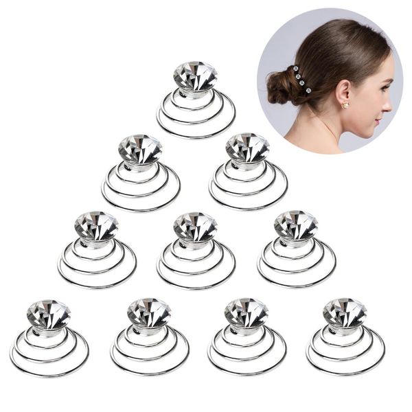 Delicate Bridal Crystal Clear Rhinestones Girls Wedding Metal