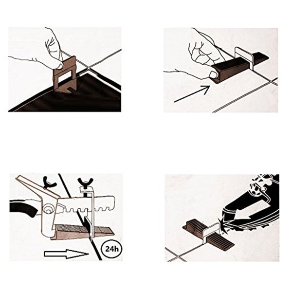 2020 1mm Leveling Wedges Tile Levelling Spacers Clips Flooring