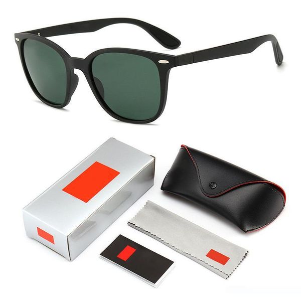 

классическая мода мужчины женщины поляризованные очки uv400 travel 4297 солнцезащитные очки óculos gafas g15 мужской uv400 с логотипом и кор, White;black