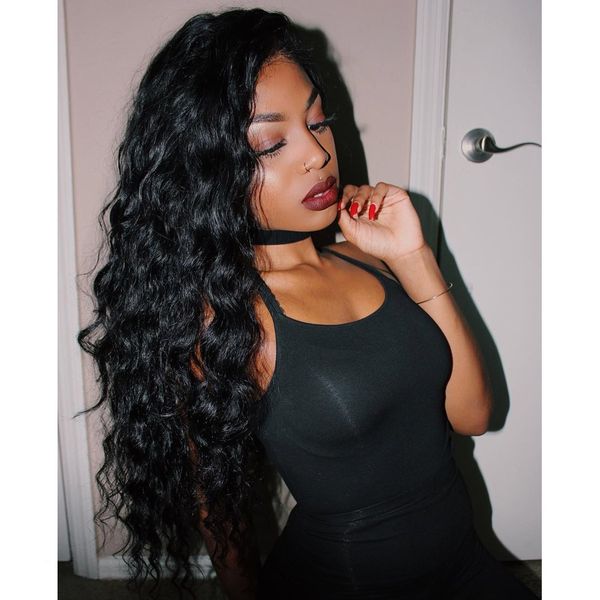 

Loose Wave Lace Front Wig Brazilian Virgin Human Hair Full Lace Wigs for Women Pre Plucked Natural Hairline With Baby Hair