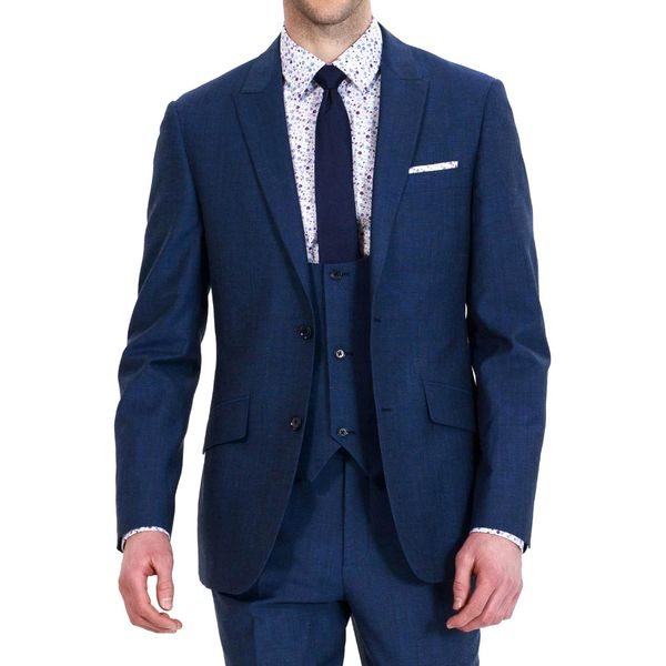 

peak lapel wedding tuxedos slim fit suits for men groomsmen suit three pieces prom formal suits (jacket+pants+vest+tie) 257, Black;gray