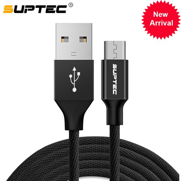

suptec 2.4a micro usb cable fast charging data sync charger cable for android samsung s7 s6 edge xiaomi huawei mp3 microusb cord