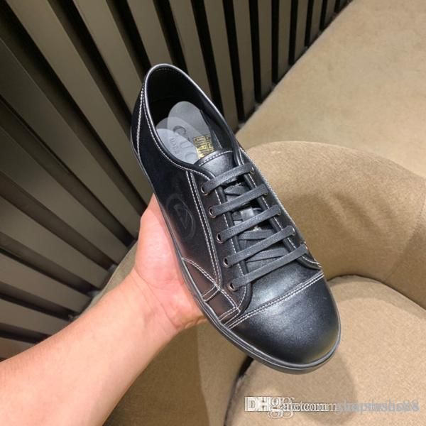 

designer 2020 luxury fashion men's casual shoes men's fashion trainer shoes party coach sneakers, Black