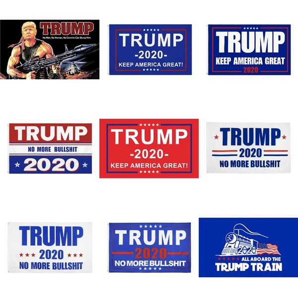 

8 стили на складе мода trump 2020 флаг 90 * 150см классический donald keep america great digital print usa баннер партии # 980