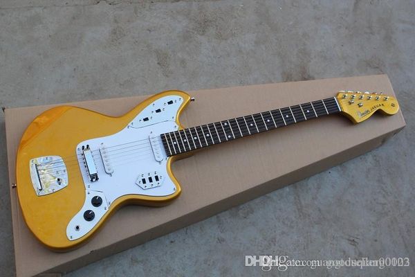 

Top Фабрика качества Гитара Золотой ягуар Custom Shop Stratocaster электрогитары на складе
