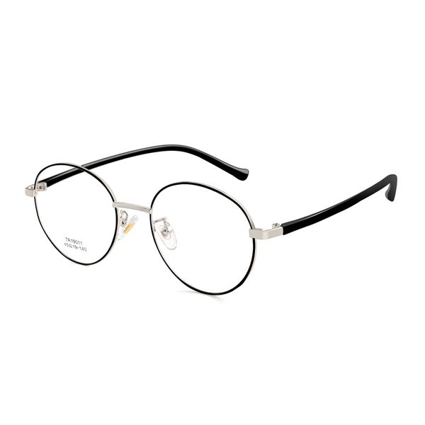 

fenchi tr90 transparent anti blue ray glasses gaming computer blue light blocking glasses women men black gold frame, White;black