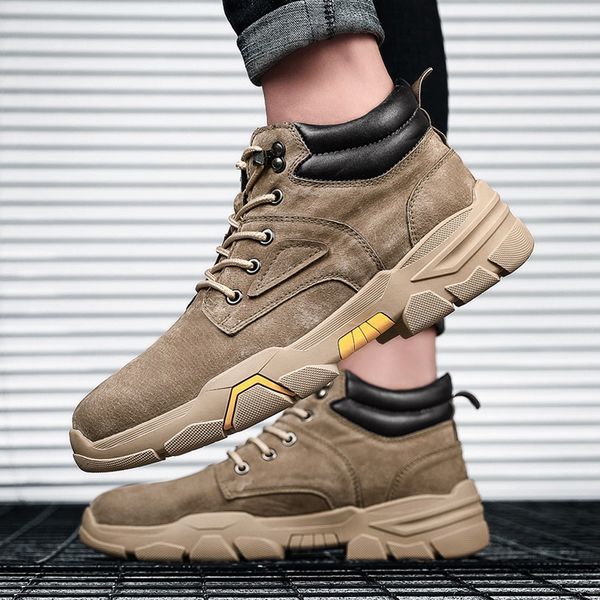 

large size 48 straps mens snow boots winter warm men shoes casual suede outdoor sneakers men boots sports non-slip winter shoes, Black