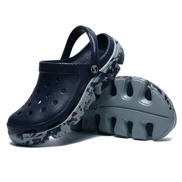 

afanti summer shoe man hole shoes / garden shoes / man slippers (td011, Black