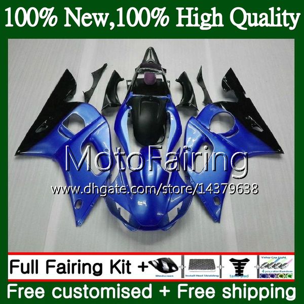 

kit for yamaha yzf r6 98 yzf600 yzfr6 98 99 00 01 02 88mf18 gloss blue yzf 600 yzf-r600 yzf-r6 1998 1999 2000 2001 2002 fairing bodywork