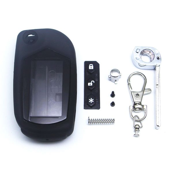 

a91 uncut case with glass for starline a91 a61 b9 b6 uncut blade fob case cover folding car flip remote ing