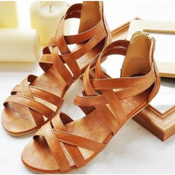 

women sandals 2016 summer beach shoes bandage girl s, Black