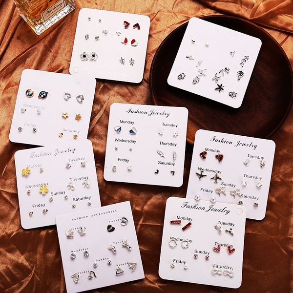 

earring originality concise love pearl bow ear nail suit 6 yes dress shrimp, Golden
