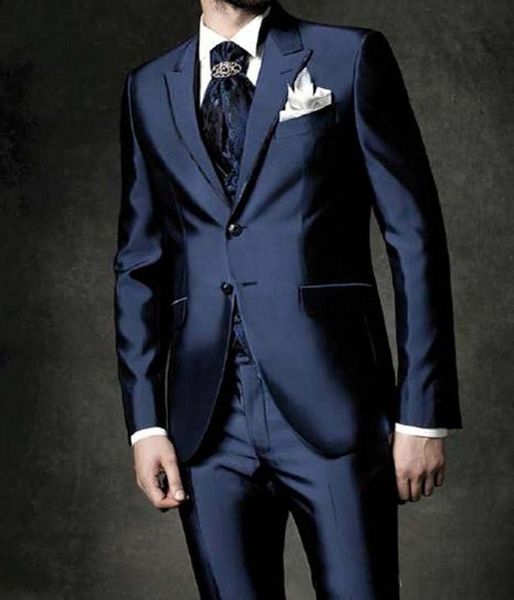 

3 pieces men suit (jacket+vest+pants) custom made tuxedos for party prom formal business blazer, White;black