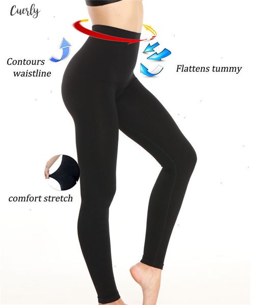 

women slimming legging high waist trainer modeling body shaper elastic tight slim leg tummy control panties trouser black, Black;white