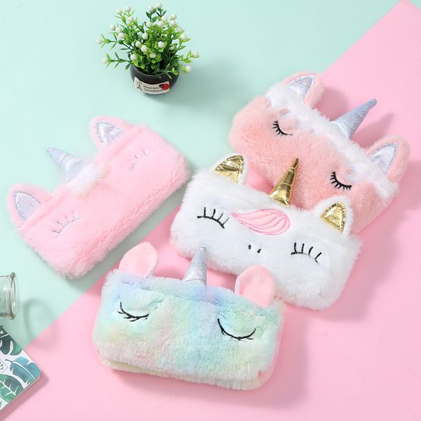 

plush pencil case unicorn estuche escolar kawaii trousse scolaire stylo school supplies estuches piornik szkolny pencil box
