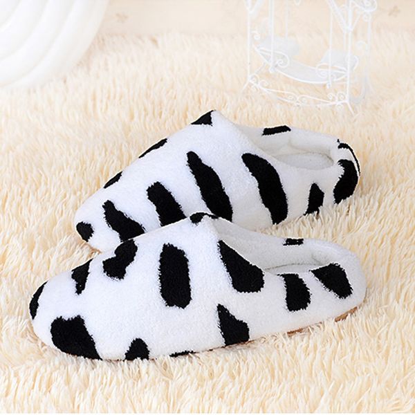 

new style soft soles suede indoor with half a pack of mute cotton slippers home indoor wood floor anti-slip cotton slippers, Black