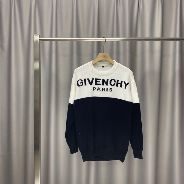 

men's stylist loose women's sweater fashion brand pullover casual comfort crew neck sweater multicolor european size s ~ xxl 32, Black