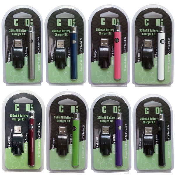 

Hotsale Батареи предварительного подогрева Vertex Vape Батарея 350mAh Vape Pen 510 Thread батареи для густого масла Vapor Variable Voltage с USB зарядное устройство