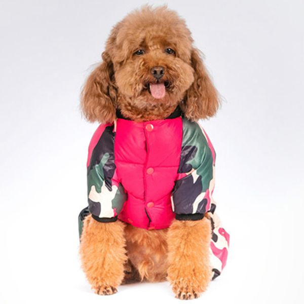 

ветрозащитный собака пуховик теплая зима одежда для собак собаки coat животные одежда хлопковые костюмы для французского бульдога щенок чиху