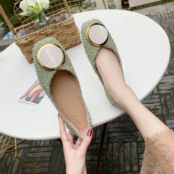 

shallow mouth all-match moccasin shoes 2020 fashion women's female footwear square toe casual sneaker slip-on moccasins modis, Black