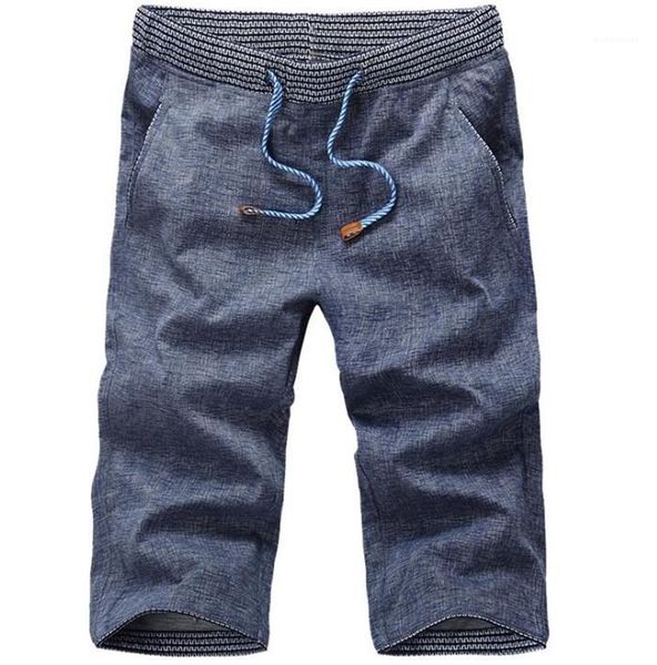 

summer designer stipend drawstring pocket shorts males new style street denim pants mens knee length oversize short jeans, White;black