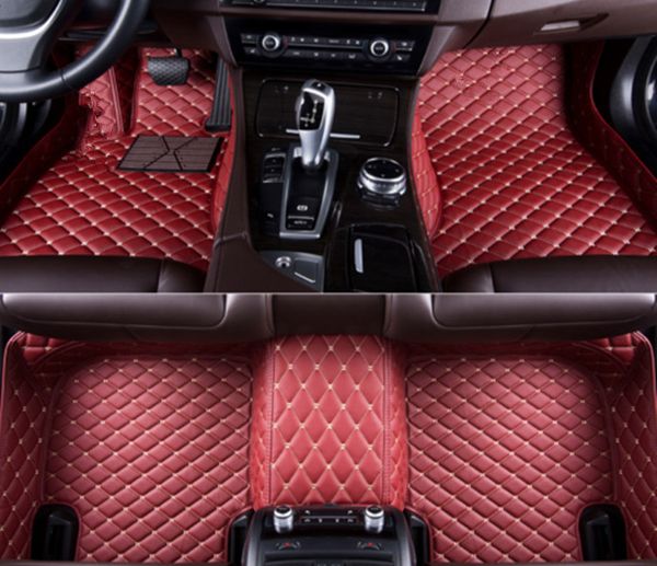 

luxury custom all-weather floor mat, for infiniti esq 2014 - 2019, easy to clean