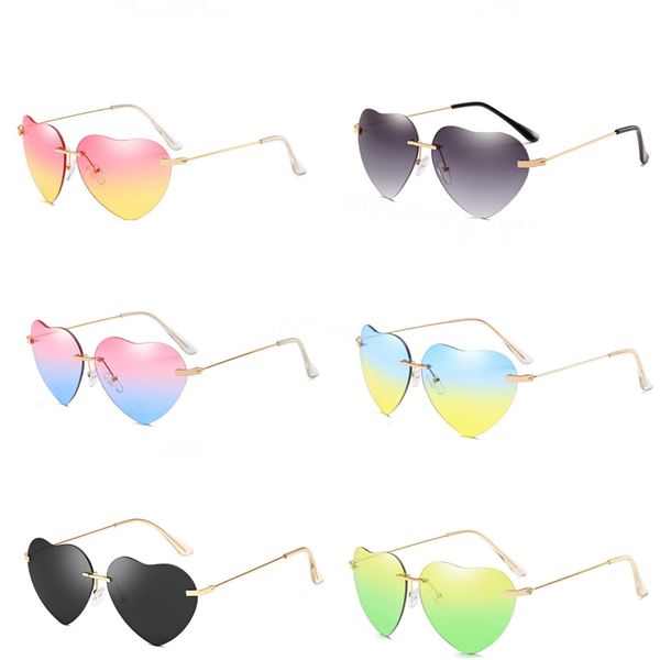 

m miu glitter heart-shaped sunglasee fashion double-deck heart-shaped sunglasee retro box 4-2 #72791, White;black