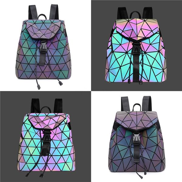 

wholesale- korean style luxury women bag designer backpack women pu luminous shoulder bags shell-shaped large messenger bags #579