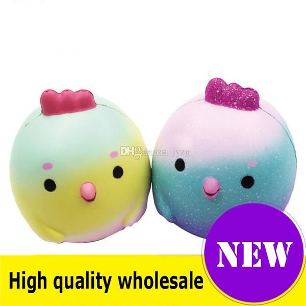 

squishy egg chook jumbo slow rising soft oversize phone squeeze toys pendant anti stress kid cartoon toy decompression toy