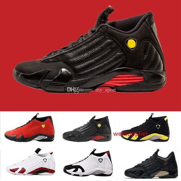 

new 14 14s last sblack red black toe dmp oxidized thunder men basketball shoes athletic sport sneaker