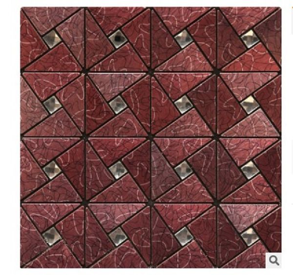 

2020 closely jointed seamless background wall self-adhesive mosaic metal wire drawing wall decoration mosaic glass mosaic d07