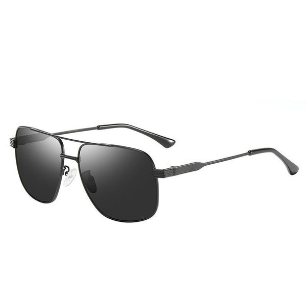 

vintage double beam square sunglasses men fashion metal frame sun glasses for outdoor goggles eyewear oculos gafas 201920wd, White;black