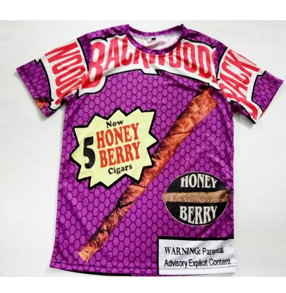 

new brand fashion luxury designer mens t shirts 3 styles real usa size backwoods 3d sublimation bw print t-shirt plus, White;black