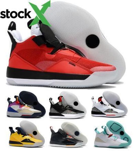 

mens 33 basketball shoes sneakers chinese new year future flight tech pack full red jumpman 33s xxxiii se 2020 chaussure zapatillas shoes, Black