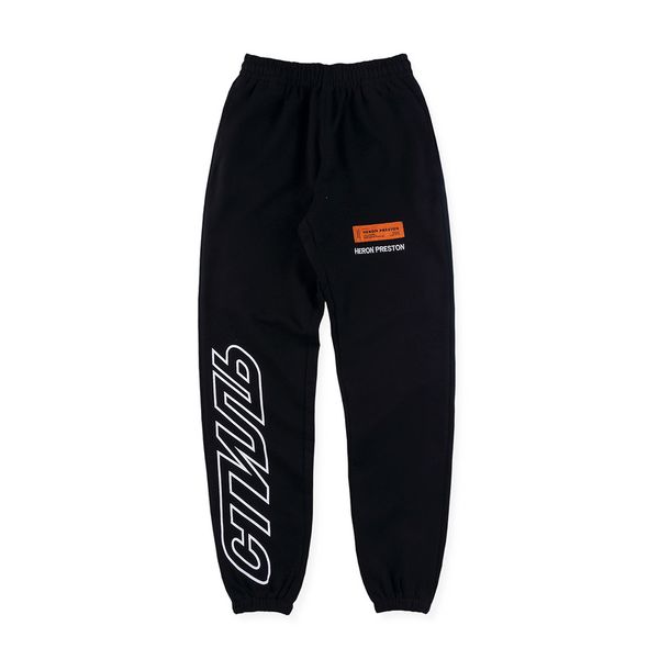 

19ss American Heron Preston Ctnnb High quality Collection Embroidery Casual Sweatpants Men Women Hiphop Jogger Pants