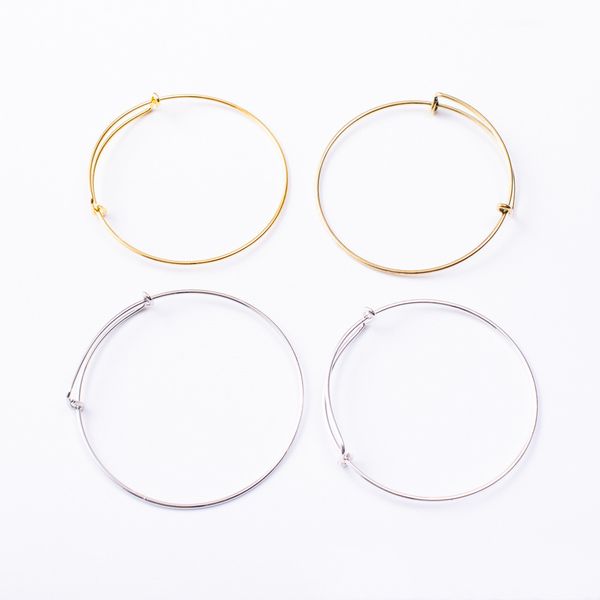 

20pcs 68mm antique silver gold adjustable copper wire wide bangle for women fashion bracelet jewelry diy jewellery accessories, Black