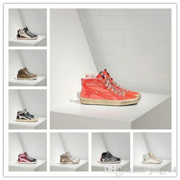 

Italy deluxe brandggdb lide golden uper tar goo e high neaker men women ggdd gdb do old dirty port hoe boot ize 35 46, Black