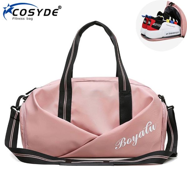 

women gym bag sports fitness handbag training bags for shoes travel dry and wet yoga mat sac de sport mochila sporttas