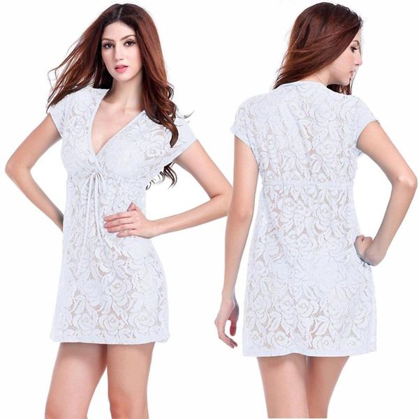 

women beach dress female summer dress streetwear voile women 2020 summer style clothing plus size lace beach, White;black